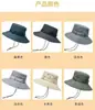Sombrero de Pescador de Mezclilla Bloqueado por Color Estilo Japonés para Mujer, Sombrero Versátil Vintage de Verano con Protección Solar para Salidas, Senderismo y Pesca