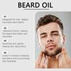 EAST MOON Óleo Essencial para Cuidados com a Barba Masculina Sabor Laranja Doce Suave Hidratante Refrescante Cuidados Diários para a Barba