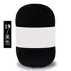 Algodón Leche de 4 hebras Amigable con la Piel Algodón Peinado Tejido a Mano DIY Hilo para Bebé Chaleco Sombrero Bufanda Ropa de Abrigo Lana de Grosor Medio Bola de Lana