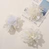Verão fresco menina organza tecido gaze flor cluster flor DIY cocar acessórios para cabelo grampo de cabelo material feminino atacado
