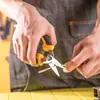 Deli Tools 7 pulgadas Tijera Electrónica para Cables Eléctricos Tijera Eléctrica Multifuncional Tijeras para Lámina de Aluminio Hierro DL2907