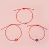 Venta caliente europea y americana diseño original cuerda tejida a mano con forma de corazón de cristal regalo Día de la Madre con tarjeta damas