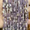 5*5mm Agujero Doble Cristal Natural Ojo de Tigre Turquesa Aventurina Cuentas Sueltas Accesorios para Joyería DIY Pulsera con Cuentas Collar