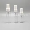 Botella atomizadora transparente de 10 ml con cuchara, botella atomizadora hidratante, para viaje, PET transparente