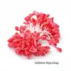 Flor Artificial Roja Grande Flor de Espuma Fruta de un Solo Lado Accesorios Hechos a Mano para Manualidades para Hacer Pasador Flor Envuelto Material para Joyería