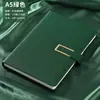 Cuaderno A5 Papelería de Oficina Negocios Hebilla Simple Cuero Bloc de Notas de Trabajo Engrosado Logotipo Personalizado