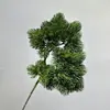 Ramas artificiales de pino y ciprés, agujas de pino, ramas de pino de bienvenida para paisajismo, plantas verdes, ramas de pino Nobili con frutos, ramas de árbol artificiales