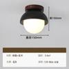 Luminária de Teto de Corredor de Personalidade Simples Nórdica Pedra Buraco Negro Minimalista Preto Corredor Casa Casa Meio Antigo Lâmpadas de Varanda