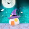 Micro-paisagem carnuda pequenos ornamentos nova lâmpada de abóbora bonito fantasma vampiro criativo chaveiro enfeites de Halloween