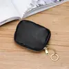 Nueva Billetera Pequeña Simple de Mano con Cremallera Bolso Mini para Mujer Almacenamiento Bolsa para Llaves Bolsa para Tarjetas Monedero