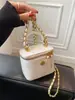 Bolso de Mano Acolchado con Cadena Estilo Chanel 2026 Bolso Pequeño Nuevo para Mujer Bolso Pequeño Cruzado al Hombro Caja de Flor de Camelia