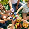 Abrelatas de Conejo de Dibujos Animados para Bebida de Cola Plástico Simple Pequeño Abrelatas a Prueba de Polvo Abretapas de Lata
