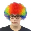 Peluca Afro Cabezal de Payaso Cabello Corto Performance Accesorios Divertidos Coloridos Área de Performance de Jardín de Infancia Materiales Estilismo
