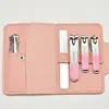 Set de Tijeras para Uñas Hogareño Cortauñas Grande Color Degradado Único Tijeras para Uñas Oblicuas Herramienta Portátil para Manicura