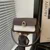 Comercio Exterior Hebilla Estilo Coreano Bloque de Color 2026 Nueva Moda Casual Textura Simple Gran Capacidad Bolso Pequeño Cuadrado de Hombro Cruzado