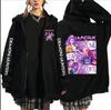 Sudadera con capucha con cremallera de Cazadores de Demonios 2025 para película K-Pop para hombre y mujer larga