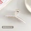 Grampo de Tubarão Quadrado Elegante Retro Coreano Grampo de Cabelo Elegante Acessórios de Cabelo de Celebridade da Internet Francesa Maillard Adorno de Cabeça