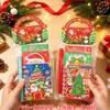 Libro de tarjetas de Navidad, pegatinas, set de papelería, regalos de recompensa escolar, papelería de Navidad al por mayor transfronteriza