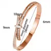 Popular Europeu e Americano Design de Laço de Imitação Arranjo de Tijolos Pulseira de Aço Inoxidável Quadrada Personalizada Tendência Pulseira de Aço Titânio para Mulheres