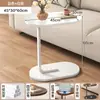 Mesa de noche elevable Móvil Mesa pequeña con ruedas Hogar Escritorio plegable Dormitorio Dormitorio Simple Oficina Mesa de computadora