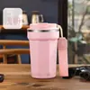 Caneca de Café Octogonal Americana Aço Inoxidável 304 Elegante Copo com Isolamento a Vácuo Portátil para Exterior Ciclismo Esportes Copo para Carro