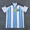 Camisetas de Fútbol de Campeones del Mundo de España Dos Estrellas Francia Brasil Portugal Inglaterra Argentina Tailandia Edición de Despedida