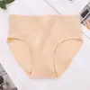 Fabricante de Tricô Transfronteiriço Atacado Calcinhas de Tamanho Grande com Cintura Média, Roupa Íntima Feminina de Algodão Puro para Comércio Exterior Que Não Sobe ou Incomoda