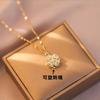 Doce Personalidade Legal Anel de Flor Rotativa Nicho Feminino Moda Luz Luxo Zircon ins Cold Style Anel de Dedo Aberto