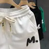 Verano Nuevo Pantalones Cortos Americanos para Hombre Marca de Moda Diseño Delgado Sentido del Diseño Nicho Sueltos Deportivos Casuales Transfronterizo