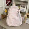 Mochila Transparente 2D Cielo Estrellado del Océano de Ensueño para Estudiantes Estilo Soft Girl, Mochila de Alto Valor para Viajes de Vacaciones Dulces