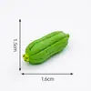 Juguetes realistas de alimentos vegetales a gran escala, modelos en miniatura, decoraciones DIY para casas de muñecas, accesorios de bolsa sorpresa y pequeños adornos para paisajes en miniatura