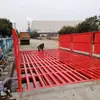 Dispositivo de lavado automático completo para vehículos pesados de 100 toneladas utilizando lavacoches de placa plana en la entrada y salida del área de la planta industrial
