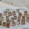 Azúcar de Cristal Natural Cubo Negro Oro Súper Siete Accesorios DIY Cuentas Sueltas Azúcar de Cristal Popular Al por Mayor