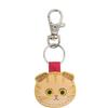 Llavero de Cuero Estilo Japonés Gatito Lindo Colgante para Bolso Teléfono Ecoute