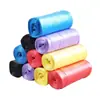 Bolsas de Basura Portátiles Gruesas Tipo Chaleco para Uso Doméstico, Bolsas de Plástico Pe Coloridas Enrolladas