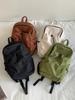 Mochila impermeable de nailon de Corea del Sur para mujer, sencilla, para estudiante universitario, casual, estilo ins, mochila de viaje, mochila escolar de moda