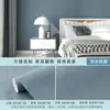 Adesivos de papel de parede autoadesivos para quarto, quentes, à prova de umidade, laváveis, cor sólida, adequados para renovação de parede de fundo de dormitório