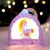 Luz noturna criativa Yilu you decoração de casa luminária de cabeceira presente para colegas de classe coração de menina decoração estilo ins