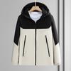 Chaquetas a Prueba de Tres Elementos para Hombres y Mujeres, Elegantes Chaquetas con Capucha de Manga Larga, Cortavientos e Impermeables para Montañismo y Esquí con Logos Personalizados