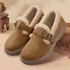 Zapatos de invierno para mujer, forrados de polar, gruesos, cómodos y cálidos, nuevo estilo 2026, ligeros, antideslizantes, de suela suave y esponjosos
