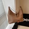 Commuter bolsa de grande capacidade para mulheres 2023 novas bolsas moda bolsa de ombro casual all-match Plaid bolsa de axilas.