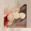 TikTok Coreano Camelia Pinza Grande Acrílico Pasador Mujeres Cabeza Elegante Elegante Pasador Pinza para el Cabello Accesorios para el Cabello