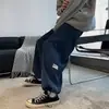 Pantalones de pana para niño Primavera y Otoño Nuevo estilo ins Hong Kong retro holgados marca de moda cordón tobillo atado pantalones deportivos bf
