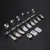 Soporte para barra de armario, asiento para barra de ropa, soporte para barra de ropa de tubo plano de 16, asiento para barra de ropa superior reforzado, asiento para barra de ropa con brida engrosada