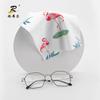 Paño de microfibra para gafas del fabricante, paño de limpieza de gafas hecho a medida, aguja para limpiar lentes empaquetada individualmente, estampado con patrón de frutas