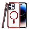 Funda para teléfono móvil Apple 15 Adecuada para iPhone 16 Promax Cubierta protectora magnética Aleación de aluminio Esmerilada Anti-caída Cubierta protectora
