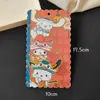10x 17,5 borda ondulada coleção cartão corrente de celular diy cartão traseiro chaveiro pingente corrente de papelão decorativa cartão traseiro