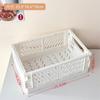 Caja de Almacenamiento Plegable de Plástico Mini Tengyi, Bloc de Notas de Escritorio para Estudiantes, Cinta, Papelería, Cesta Plegable, Cesta de Almacenamiento
