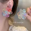 Pendientes de Flor Dulce Pequeña Fresca de Aguja de Plata 925 para Mujer Estilo Ins Nicho Elegantes Pendientes de Gama Alta Pendientes Joyería Al por Mayor