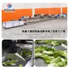 Linha de Produção de Limpeza, Remoção de Água, Secagem ao Ar e Embalagem de Frutas e Vegetais, Equipamento de Secagem ao Ar, Máquinas de Embalagem, Limpeza com Bolhas, Filme Quente